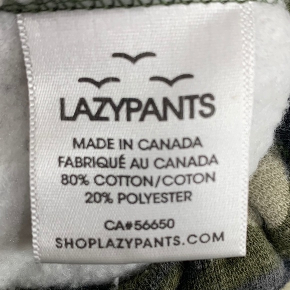 NEW Lazypants Jogger Sweatpants in Camo Print - Picture 4 of 5